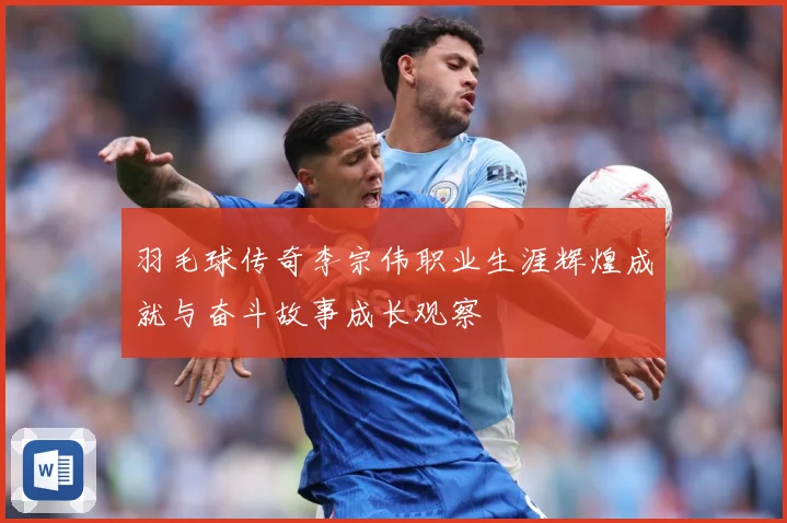 羽毛球传奇李宗伟职业生涯辉煌成就与奋斗故事成长观察